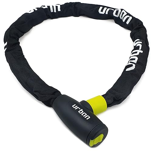 Urban Xk120 Catena Bicicletta Antifurto Catenaccio Bici Elettrica Catene Biciclette Lucchetto Moto Protezione Blocco Scooter Sicurezza Lungo 120 Cm Re