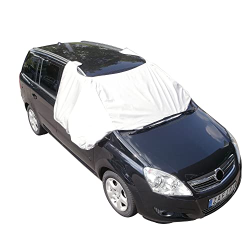 Cartrend 73774 Copertura Per Finestrino Anteriore E Laterale Xxl, Protezione Per Finestrino Anteriore E Laterale Adatta Anche Per Furgoni E Suv, Suppo