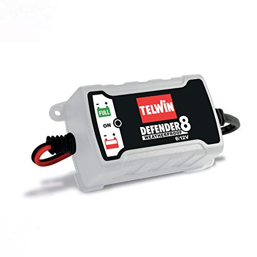 Telwin 807558 Defender 8 6V/12V Caricabatterie E Mantenitore Di Carica Intelligente