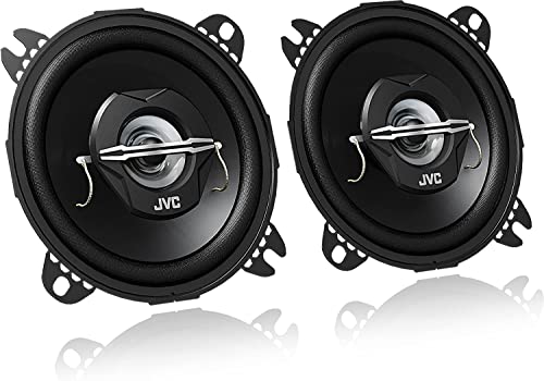 Jvc Cs-J420X Altoparlanti, Coassiale A 2 Vie, Profondità Di Montaggio 43.1 Mm, 210W Peak/21W Rms, Nero, 10 Cm (4")