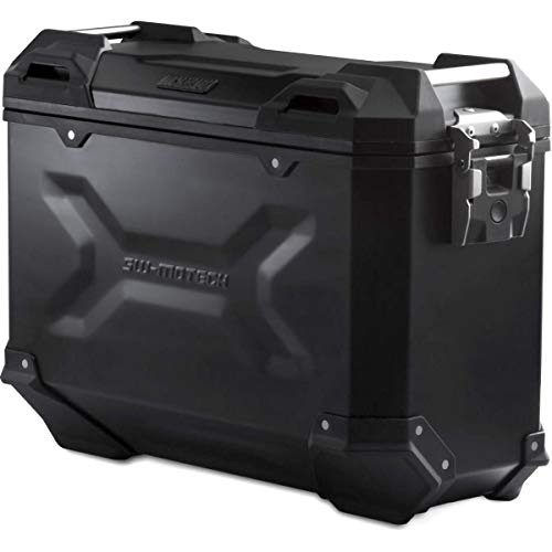 Trax Adv M Sw-Motech Side Case. Aluminum. 37 L. Right. Black.