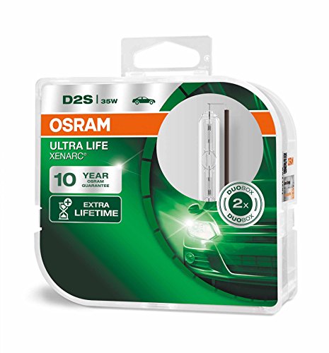 Osram 66240Ult-Hcb Ultra Life Xenarc D2S Lampada Xenon A Scarica, Confezione Da 2