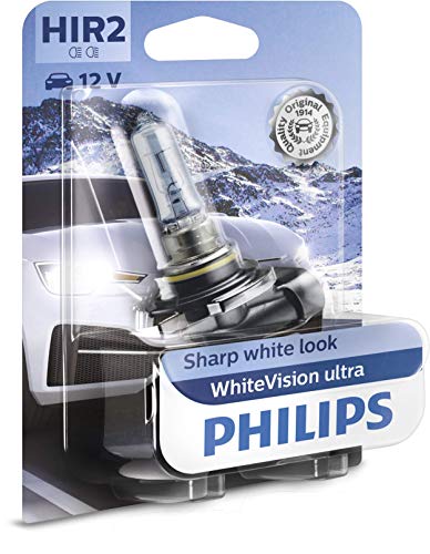 Philips Whitevision Ultra Hir2 Lampadina Fari Auto, Blister Singolo