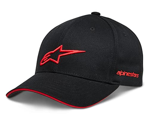 Alpinestars Rostrum Hat Cappellino Da Baseball Uomo Nero/Rosso Taglia Unica