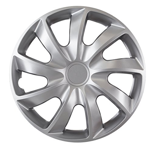 Nrm Quad 15 Copricerchi Universali, 15", Silver