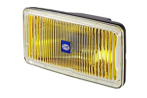 Hella 1Nd 005 700-421 Alogeno-Fendinebbia, Comet 550, 12V, Rettangolare, Montaggio, Esterno, Lente Diffusore Cristallina, Colore Diffusore Luce Giallo