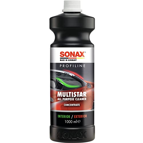 Sonax Profiline Multistar Detergente Con Elevato Potere Pulente, Tollerabile Sui Materiali, Adatto Per Interni Ed Esterni, 1 L, Articolo Numero 062734