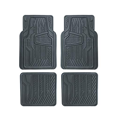 Simoni Racing Tsrg/N2 Tappetini Auto Universali In Gomma Antiscivolo Sagomabili, Anteriori E Posteriori