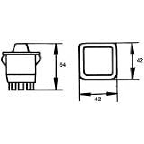 Hella 6Gm 500 212-012 Interruttore/Comando/Innesto, Comando Pressione, 12V