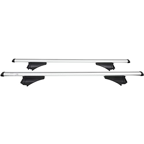Unitec 75324R Portabagagli In Alluminio, 135 Cm