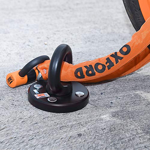 Oxford Rota-Force Ancoraggio A Terra (Lk400). Venduto Oro Sicuro - Moto, Nero