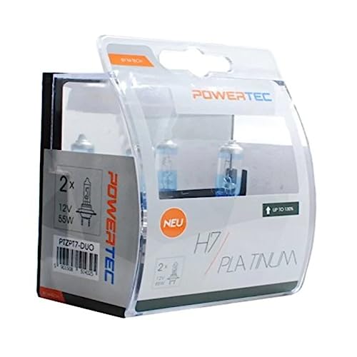 M-Tech Ptzpt7-Duo Lampadina Powertech Platinum +130% H7 12V 55W