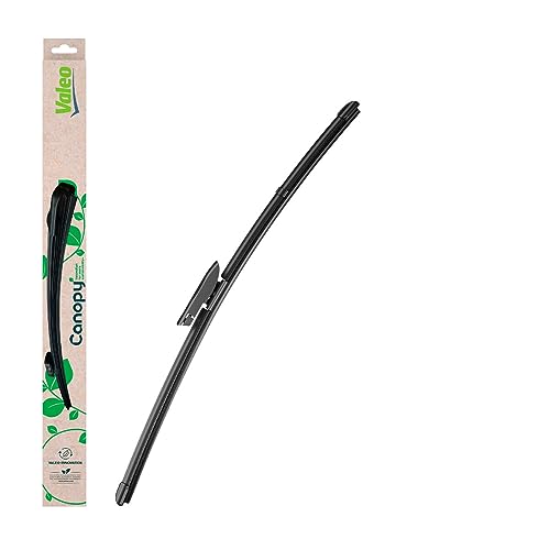Valeo Canopy, Can37, Spazzola Tergicristallo Flat Blade Realizzata Con Materiali Naturali E Riciclati, Anteriore, Lunghezza 450Mm, 1 Spazzola Tergicri