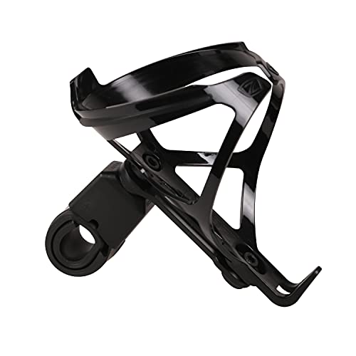 Zefal Bottle Cage Mount, Porta Borraccia Da Manubrio Bici E Da Reggisella Unisex-Adulto, Nero, Universale