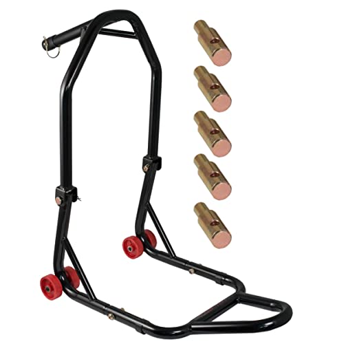 A Bilanciere-Pro Moto Ruota Anteriore Supporto Di Montaggio Chock Moto Halteb Uegel Nero
