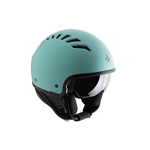 Casco Demi–Jet El'Fresh Tiffy Blu Opaco S