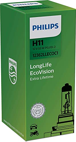 Philips Automotive Lighting 12362Llecoc1 - H11 Long Life Eco Vision C1, 12V, 55W