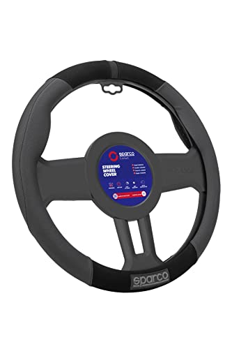 Sparco Coprivolante In Gomma Scamosciata In Pvc Sparco S130 N Ero