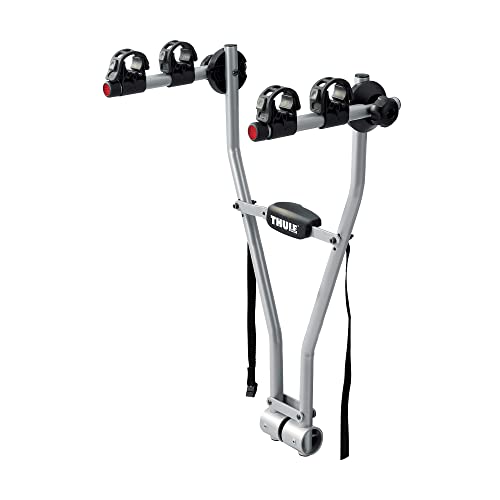 Thule Xpress Portabici Da Gancio Traino Per 2 Bici Sospese Argento Silver, One-Size