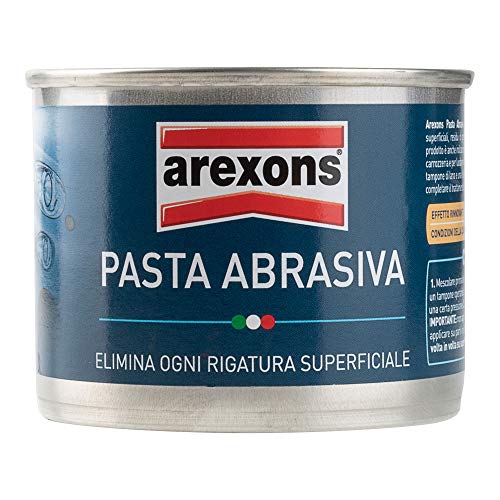 Arexons Pasta Abrasiva 150 Ml Pasta Abrasiva Elimina Graffi Per Manutenzione Auto, Pasta Abrasiva Lucidante, Togli Graffi Auto, Pasta Abrasiva Segni E