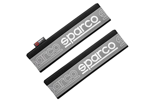 Sparco Set Di 2 Cuscinetti Per Cintura New Spc Nero/Grigio Universale