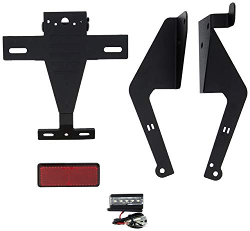 Puig Supporto Per Portatarga Puig 9534N Nero Per Kymco Ak 550 17'-18', Nero, Kymco