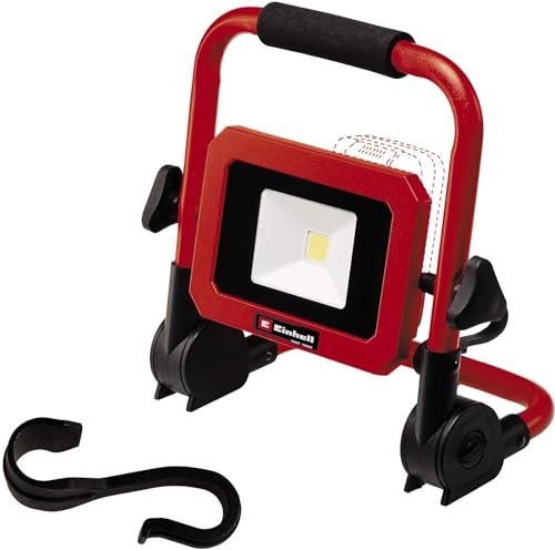 Einhell Batteria Ricaricabile Tc-Cl 18/1800 Li Power X-Change (Ioni Di Litio, 18 V, Led Potenti, Oscuramento Girevole, Testa Rotante A 360°, Base Pieg