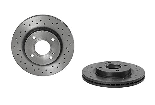 Brembo Xtra 09.A968.2X - Disco Freno Forato Anteriore, Set Di 2