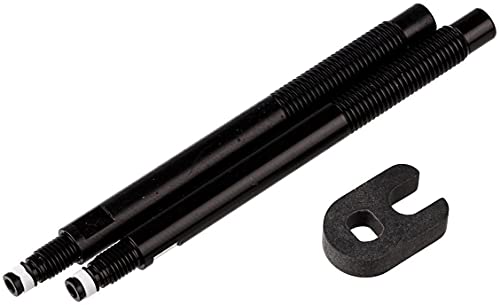 Schwalbe 3462, Ventilverlängerung 65 Mm 2Er Unisex Adulto, Neutro, (10 Set Im Beutel) Aluminium, Schwarz Mit Gewinde