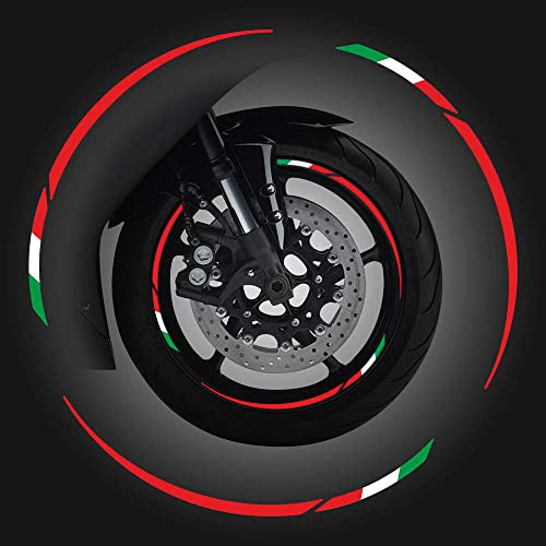 Wheel Rim Stripes Rifrangenti Per Cerchi Moto, Kit Componibile
