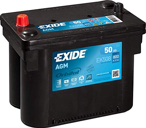 Autobatterie 12V 50Ah Agm Exide Start-Stop
