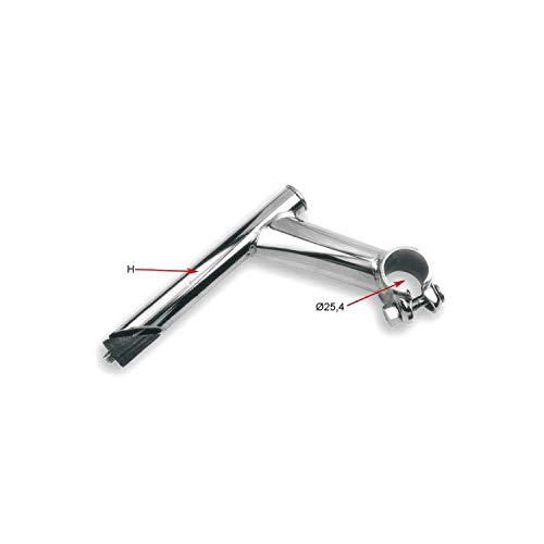 Vicma Attacco Manubrio Per Biciclette Cruiser, 21,1 Mm, Colore: Argento