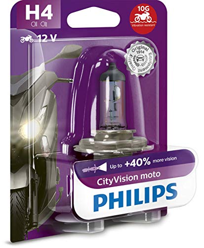 Philips Automotive Lighting 12342Ctvbw Lampadine H4 Cityvision Moto