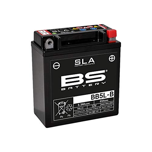 Bs Battery 300671 Bb5L Agm Sla Batteria Moto - Nero