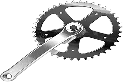 Pignoni E Piastre Pedivelle Singlespeed Bmx Fissa 165 Mm 40 Denti Per Bicicletta