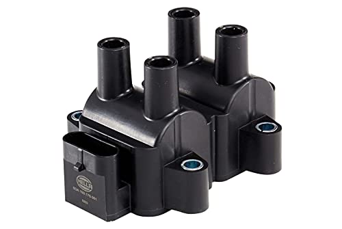 Hella 5Da 193 175-391 Bobina D'Accensione, 12V, 4A... Poli, Bobina D'Accensione Blocco, Avvitato