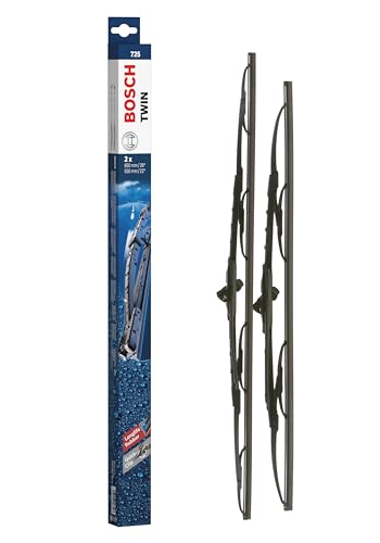 Tergicristalli Bosch Twin 725, Lunghezza 650Mm/550Mm, 1 Set Per Parabrezza Anteriore
