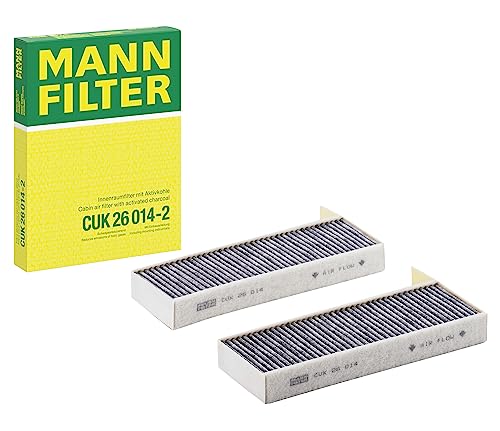 Mann-Filter Cuk 26 014-2 Filtro Abitacolo Set Di Filtri Abitacolo (Set Da 2) Con Carboni Attivi – Per Auto