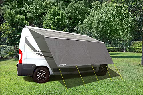 Brunner Tendalino Sunny View Protezione Dal Sole Parasole Per Caravan, Roulotte, Camper, Furgoni, Minibus E Van, Accessori Di Fissaggio Inclusi, 390 X