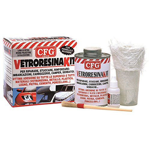 Cfg - Vetroresina Kit Riparare Stuccare Irrigidire Imbarcazioni Camper Carrozzerie