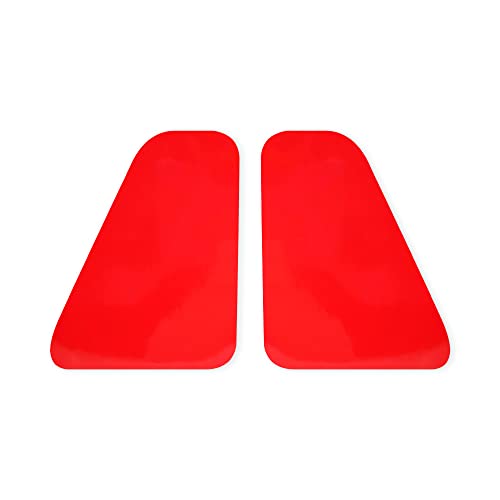4R Quattroerre.It 17081 Adesivi Interno Fari Abarth E Fiat 500 Rosso Lucido