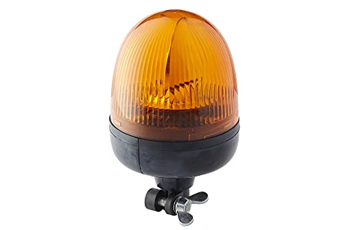 Hella 2Rl 009 506-011 Alogeno-Proiettore Rotante, Rota Compact, 24V, Giallo, Bocchettone Di Tubo, Flessibile