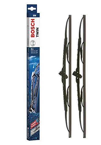 Tergicristalli Bosch Twin 500, Lunghezza 500Mm/500Mm, 1 Set Per Parabrezza Anteriore