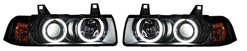 Eagle Eyes 031011 - Faro Frontale Per Proiettore Lhd Ccfl, Colore: Nero