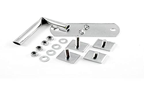 Peruzzo Pe 364 Kit Per Barre Portatutto Con Scanalatura A T, Unica, Grigio