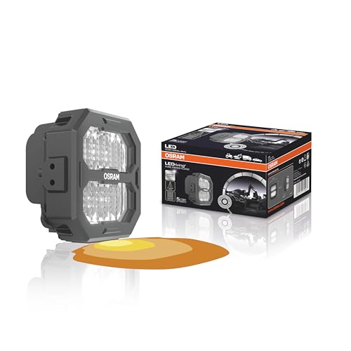 Osram Ledriving® Cube Px4500 Flood, Ledpwl 109-Fl, Luci Da Lavoro A Led Off Road, 4500 Lumen, 1 Lampada