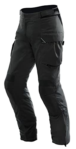 Dainese - Ladakh 3L D-Dry Pants, Pantaloni Moto Touring, 3 Strati Impermeabili, Layer Termico Removibile, Pantaloni Da Moto Per Uomo, Nero/Nero, 50