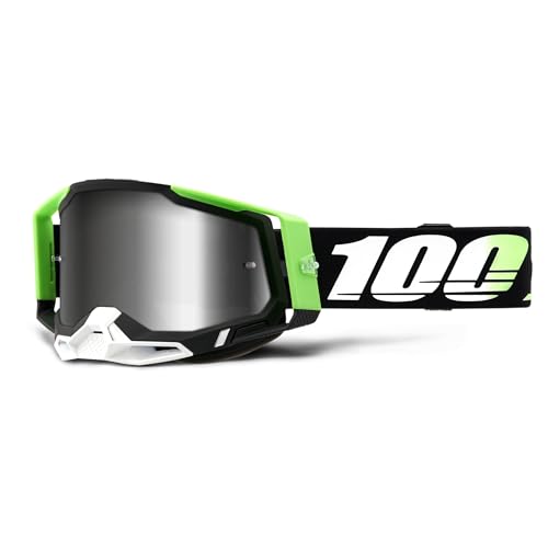 100% Racecraft 2 Goggle Kalkuta - Lente A Specchio Argento