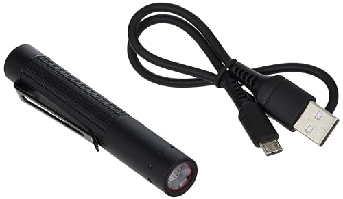 Ledlenser P2R Coremini Torcia A Penna Led, 120 Lumen, Ricaricabile Con Batteria Al Litio,, Tre Livelli Di Luminosità, Portata Luminosa Di 65M, Cavo Di