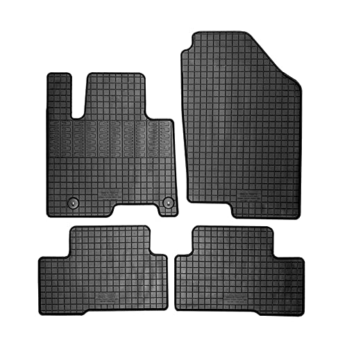 Auto-Style Tappetini In Gomma Compatibile Con Hyundai Tucson (Nx4E) Full Hybrid 2020- (4 Pezzi + Sistema Di Fissaggio)